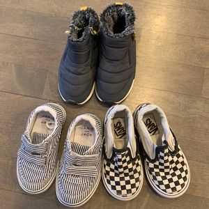 Toddler Boy Shoes & Boots Bundle (Size 7)